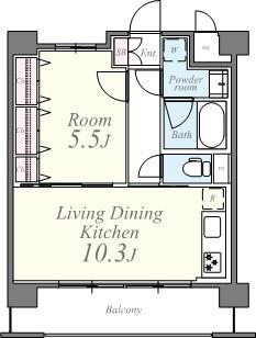 ヒルフォート常盤 間取り図
