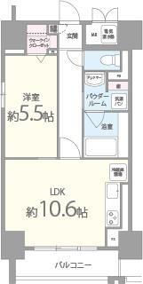 リラシオ西明石駅前 間取り図
