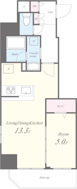 La Gracia四谷 間取り図