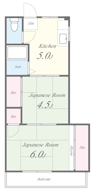 コーポ村井 間取り図