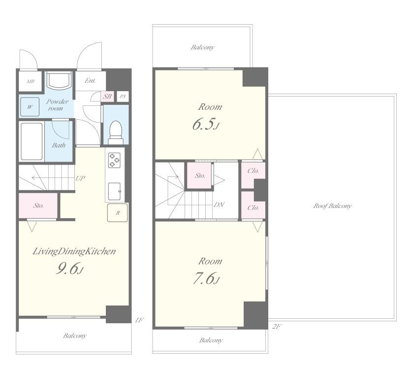 プライムコート不動前 間取り図