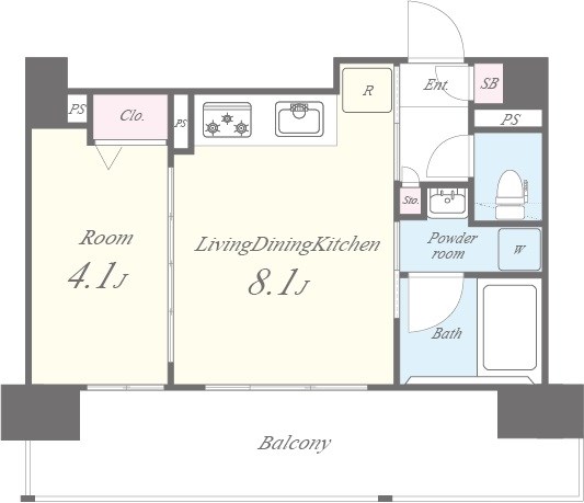 セイワパレス玉造駅前 間取り図