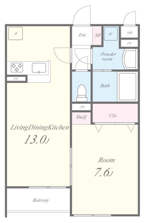 Avenir(アヴニール) 101号室 間取り