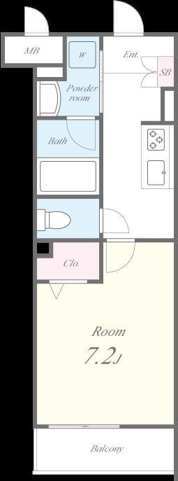 COTTONY 間取り図