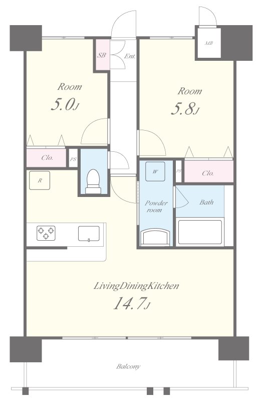 リアン城東 間取り図