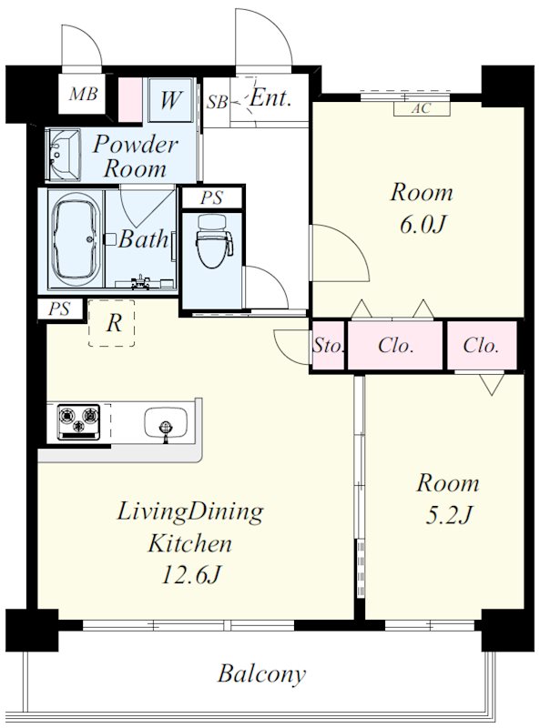 VERITA COURT 間取り図