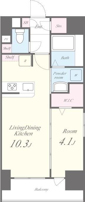 RobustCourt 間取り図