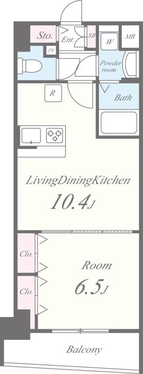 ラ クレール フォンテーヌ 間取り図