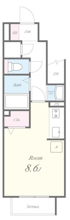 セレッソ八木 間取り図