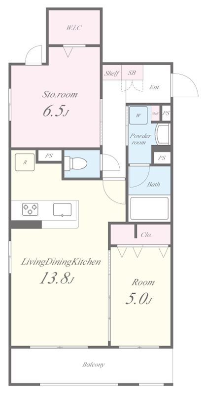 ベルフォーレ御所南 101号室 間取り