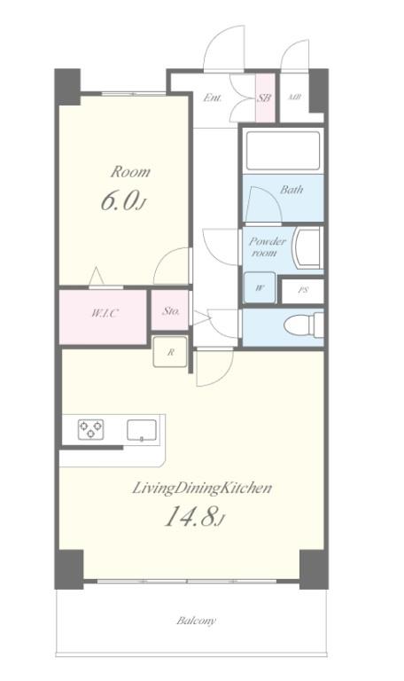 クロシェット 間取り図