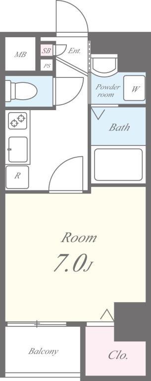 ヒルズ飛鳥山 間取り図
