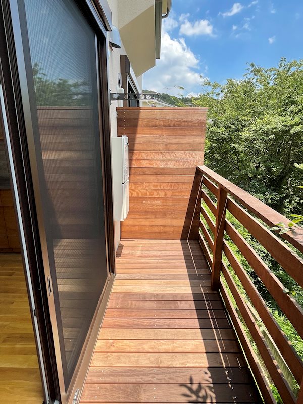 たまみtotomoni ベランダ