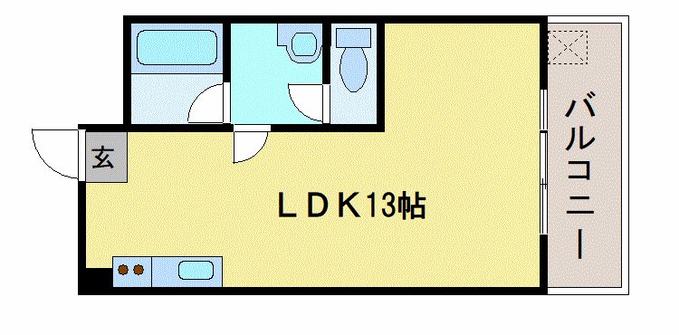 新大阪スターハイツ 間取り図