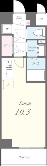 シャローム亀戸 間取り図