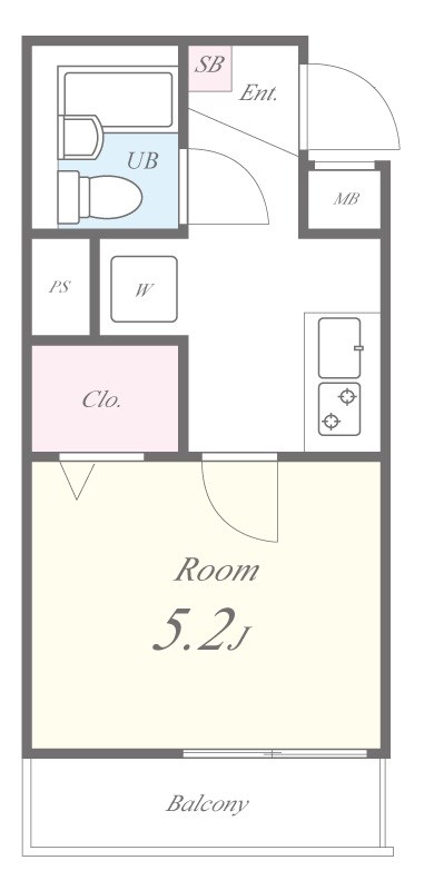 フェルヴェール市川 間取り図