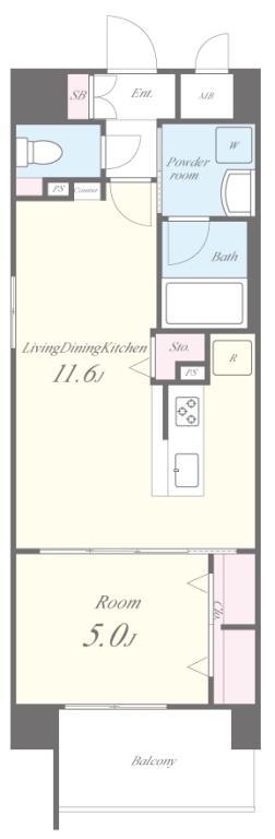 パラッツォ南森町 間取り図