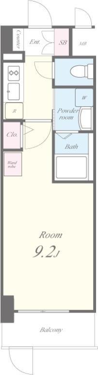 セイワパレス深江南 0605号室 間取り