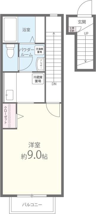 ジュネス山元Ⅱ 間取り図