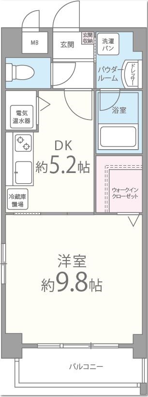 グランコートヒグチ 間取り図