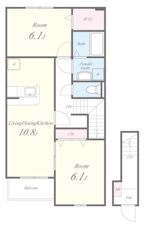ユニヴェール 間取り図