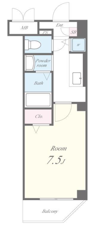 DORF SHIROKANE 間取り図