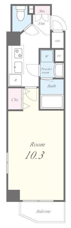 シャローム亀戸 間取り図