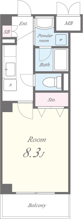 エクセレントフィールド 間取り図