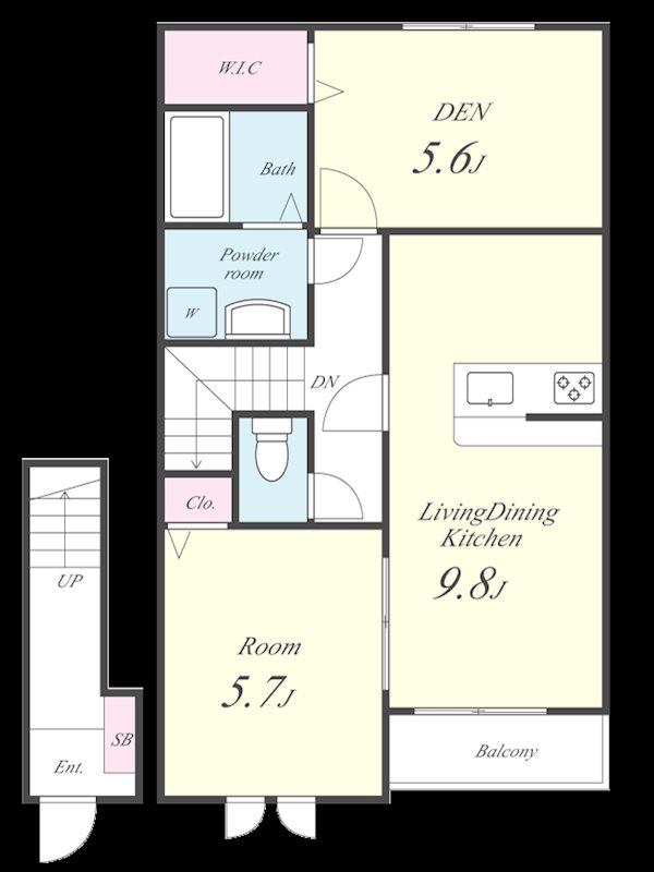 ウエストヒルズ西六甲 間取り図