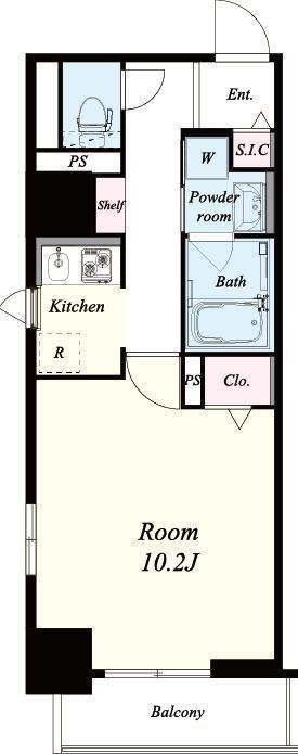 フレール江坂レジデンシャル 0605号室 間取り