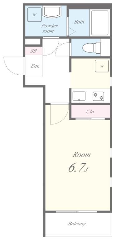 FLレジデンス品川Ⅰ 間取り図