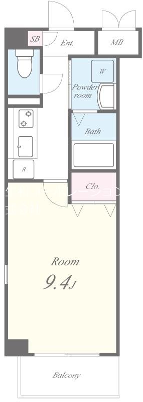 ヴィラージュ横浜 間取り図