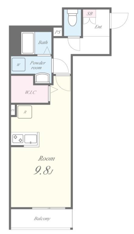 ローレル東小岩 間取り図