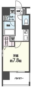 エルシオン 201号室 間取り