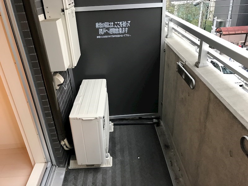 フジマン北梅田 ベランダ