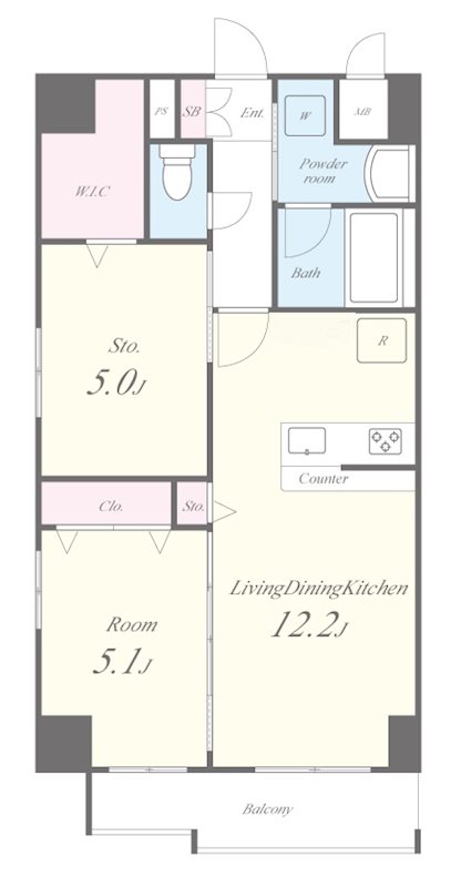 トランキーユ浅草 間取り図