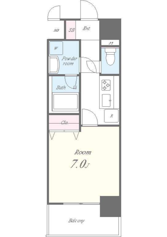 Metsa Morishita(メッツァ森下) 間取り図