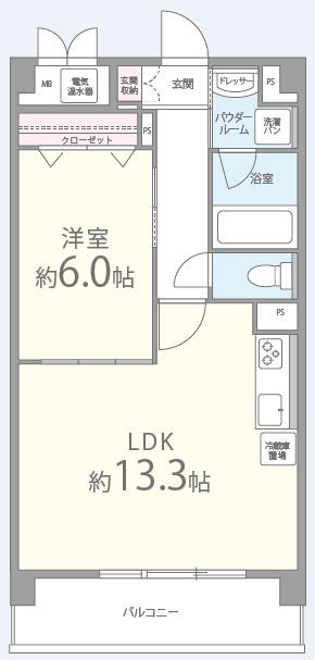 シャルマン藤田 間取り図