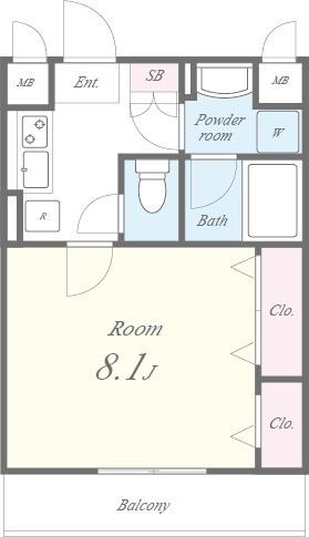 アゼリ・コンフォール ふじみ 間取り図