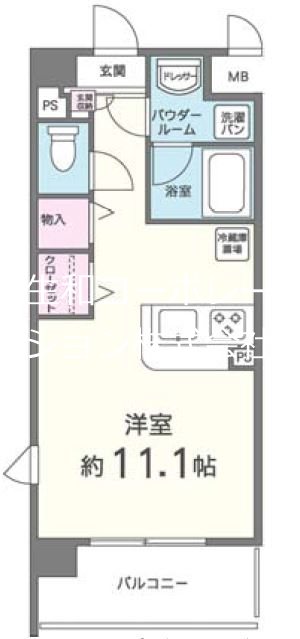 ディアコートハナテン 間取り図