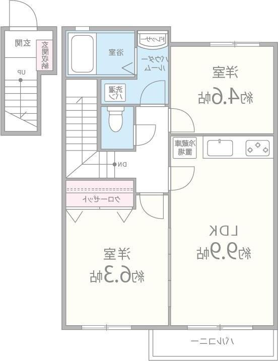 Hyde Park 206号室 間取り
