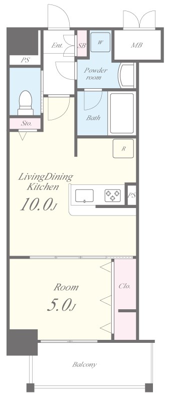 グランパシフィック今里Luxe 間取り図