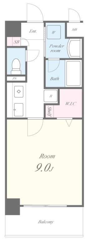 レジデンス南桜塚 間取り図