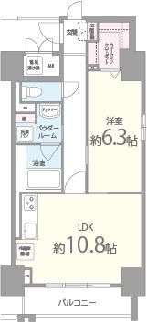 リラシオ西明石駅前 間取り図