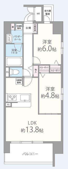 ラフィーネレジデンス 間取り図