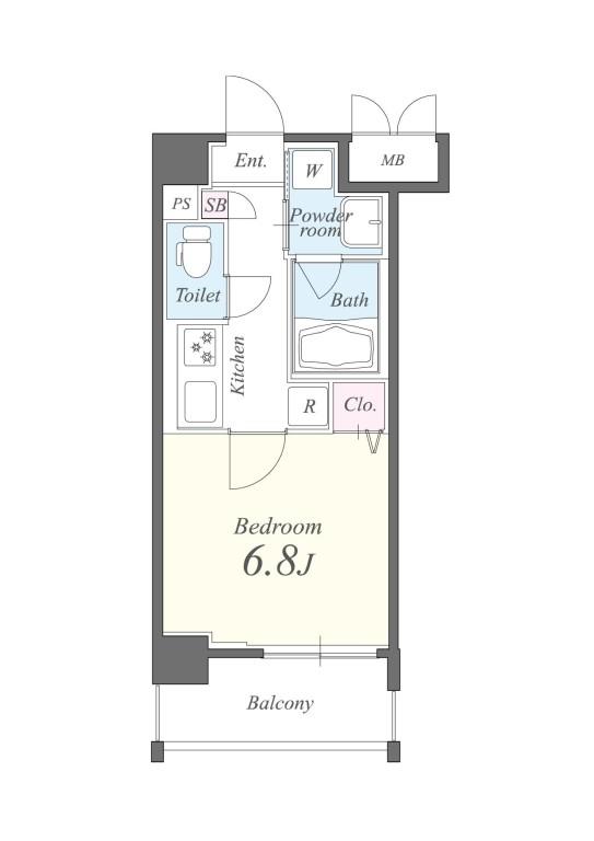 SUPURUSE板橋弐番館 間取り図