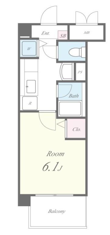 ヴェラルーナ 203号室 間取り