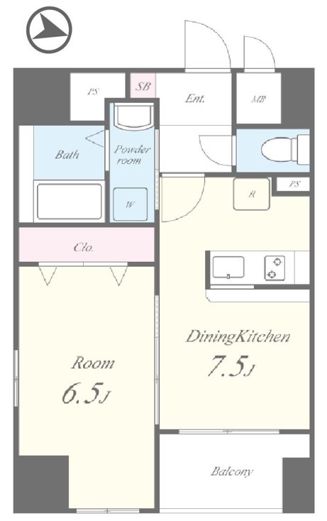 ペイサージュ文京 間取り図