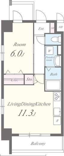 ファミーユ桜上水 間取り図