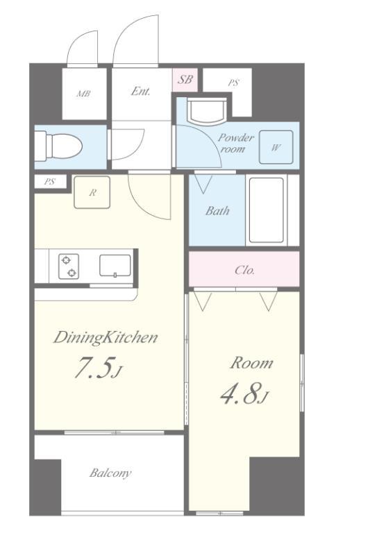 ペイサージュ文京 間取り図
